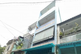 Bán nhà HẺM XE HƠI 1 SẸC, P.Phú Trung, Quận Tân Phú, 76M2(4x19), 4 TẦNG BTCT